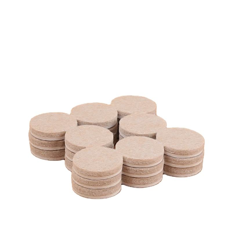 Factory Direct Price Anti Sliding Durable Self Adhesive Round Felt Glider Furniture Pads