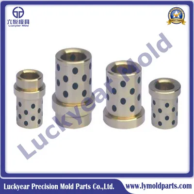 Bronze Bushing, Slide Graphite Plugged Oilless Bush, Solid Lubricant Oilles Bearing for Mould Die