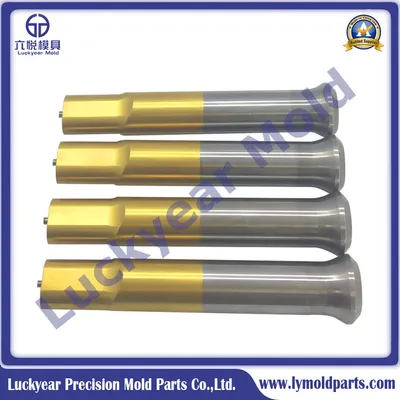 Oblong Shaped Ejector Punch with Bottle-Neck Head and Tin Plating
