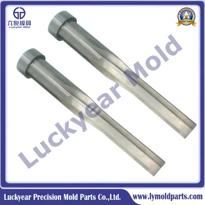 Steel Body+Tungsten Carbide Brazing Bottom Punch for Die Moulds, Steel Punches
